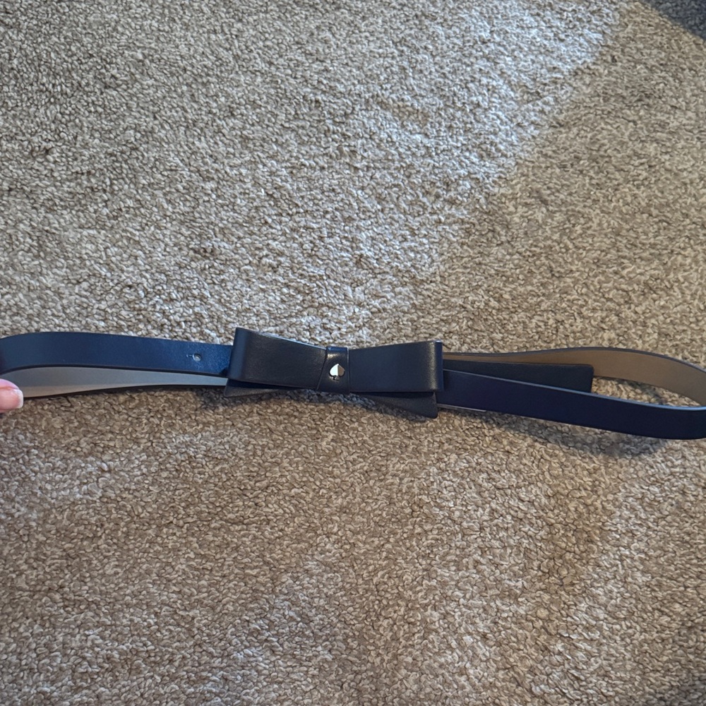 Kate Spade Black Bow Belt